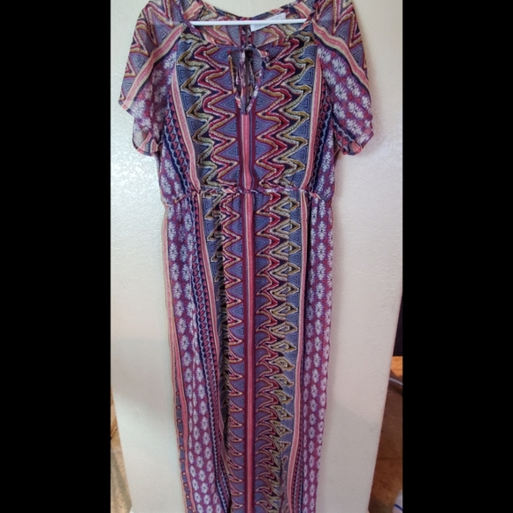 Patrons of Peace Dresses & Skirts - Patrons of Peace boho sheer maxi romper dress